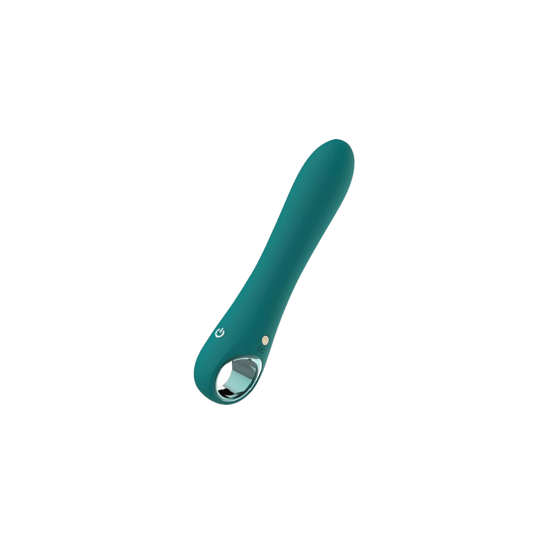 G Spot Vibrator Dildo with 10 Vibration Modes, Soft Silicone Powerful Vibrating Massagers for Clitoral Vagina and Anal Stimulation, Adult Sex Toys for Women or Men (Green)